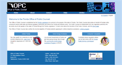 Desktop Screenshot of floridaopc.gov